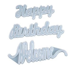 DIY Bienvenido Feliz cumpleaños frase <span class=keywords><strong>de</strong></span> bendición inglés cristal gotas <span class=keywords><strong>de</strong></span> pegamento <span class=keywords><strong>molde</strong></span> listado número colgar el número <span class=keywords><strong>de</strong></span> casa <span class=keywords><strong>molde</strong></span> <span class=keywords><strong>de</strong></span> silicona - Product Image 1