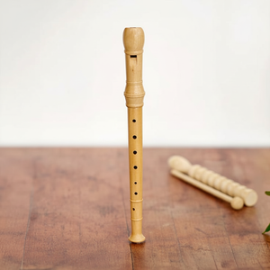 Flauta de madera hecha a mano con sonido de bambú natural, perfecta para profesores de yoga, sesiones de meditación y ejercicios de respiración musical - Product Image 1
