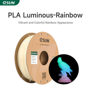 Filamento PLA Luminoso Arcoíris ESUN de 1.75mm, Brilla en la Oscuridad, EStars, Bobina de 1KG para Impresión 3D, Alta Calidad de Moldeo - Product Image 4