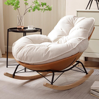 Fauteuil inclinable simple XTSFY-05 en cuir PU, chaise de loisirs moderne, processus d'étanchéité des bords complet, haute qualité
