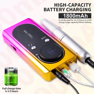 Lime à ongles électrique professionnelle 45000 tr/min, perceuse à ongles électrique rechargeable, lime à ongles silencieuse pour <span class=keywords><strong>manucure</strong></span>, outil de salon - Product Image 4