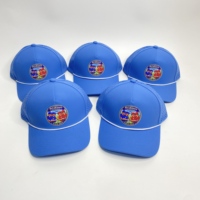 Casquette de baseball personnalisée à 5 panneaux en caoutchouc PVC avec logo, casquette de camionneur imperméable avec trous découpés au laser, perforée, pour le golf