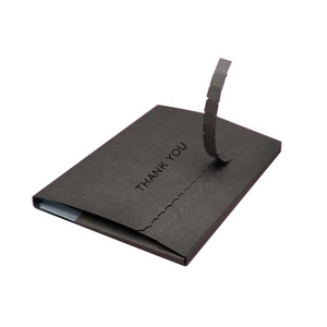 business cards/ VIP card packaging tear off strip lines packaging paper box