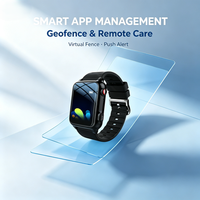 Montre connectée GS20 4G pour personnes âgées, appel vidéo bidirectionnel, GPS, LBS, détection de chute, suivi de la santé, bracelet intelligent pour personnes âgées