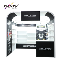 Tianyu 3x3m cadre en aluminium arc modulaire stand d'exposition salon présentoirs avec table de comptoir