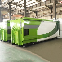 La vente directe d'usine peut être personnalisée camion d'assainissement de machine à ordures de compacteur de déchets avec la boîte démontable de compacteur de déchets