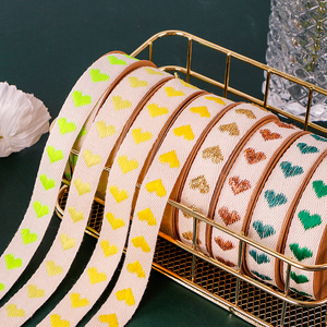 Hot bán 16mm bông băng tim băng đa màu sắc tim in MSD - Product Image 3