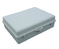 Wall Mount Fiber Optic Splitter Enclosure 48 Port FTTH 1*32 Cassette Type PLC Splitter Distribution Box ABS Material