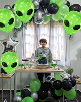 Ballons en gros ballons Aliens ballons tête d'Alien vert ballons Alien UFO Party Supplies globos for Baby shower birthday party deco