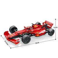 1: 8 F1 STATIC EDITION City Technical Formula Super Racing Sport Cars Model Building Blocks Bricks Toys Gifts Sets (928PCS)
