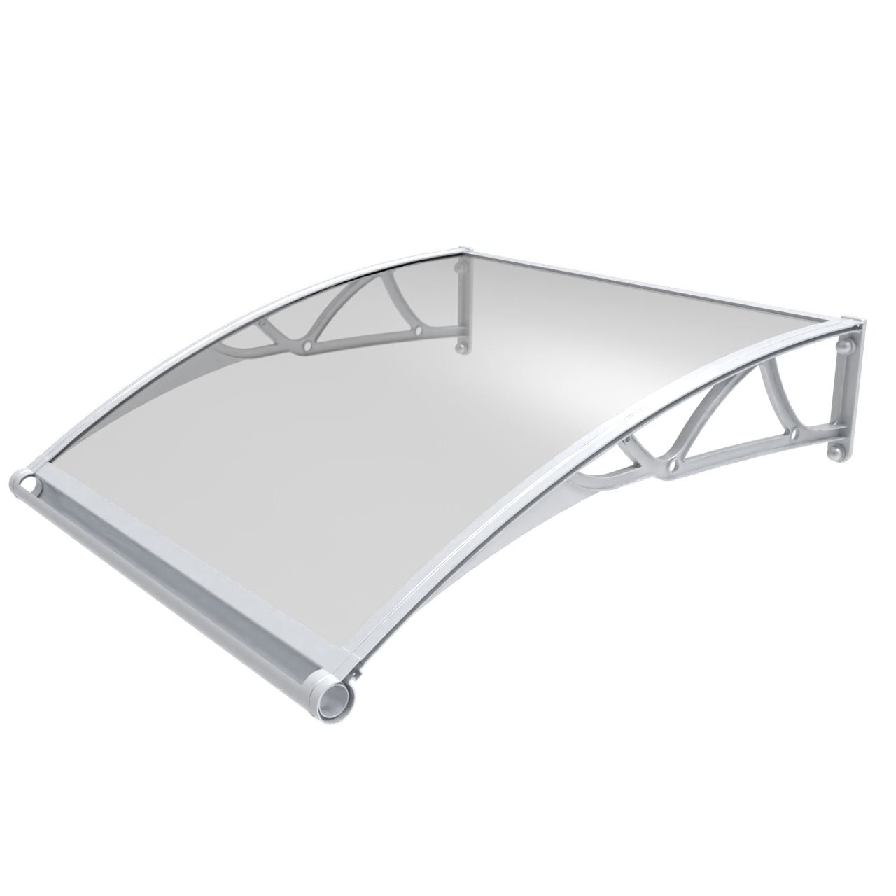 แผ่นใสพร้อมขายึดสีขาว