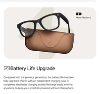 Lunettes Intelligentes MT5 MiniAI avec Caméra 8MP, Bluetooth 5.4, Wi-Fi, Traduction, Assistant Vocal, Son Stéréo, IP65, IA et Caméra Intégrée