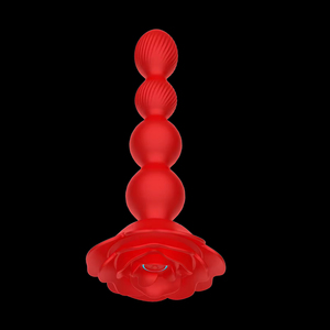 Rose-Colored Female Vibrator Adult Anal Sex Toy Silicone Waterproof Eco-Friendly Vibrating <b>Plug</b> <b>Remote</b> Control Twisting Jumping - Product Image 4