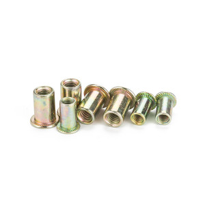 Rivets à insert en acier au carbone zingué jaune M3 M4 M5 M6 à tête plate pour l'exploitation minière - Product Image 4