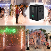 Machine à étincelles de glace sèche professionnelle 350W avec télécommande de 3 mètres - Équipement de scène, fête, mariage, DJ