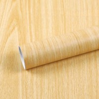 Film PVC auto-adhésif à effet bois, épaisseur 0,3 mm, pour la rénovation de meubles d'intérieur