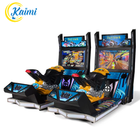 KAIMI Vintage Metall & Kunststoff Hochbelastbares Anpassbares Rennspiel mit Retro-Design Klassische Autosammlung Münzbetriebener Arcade-Automat
