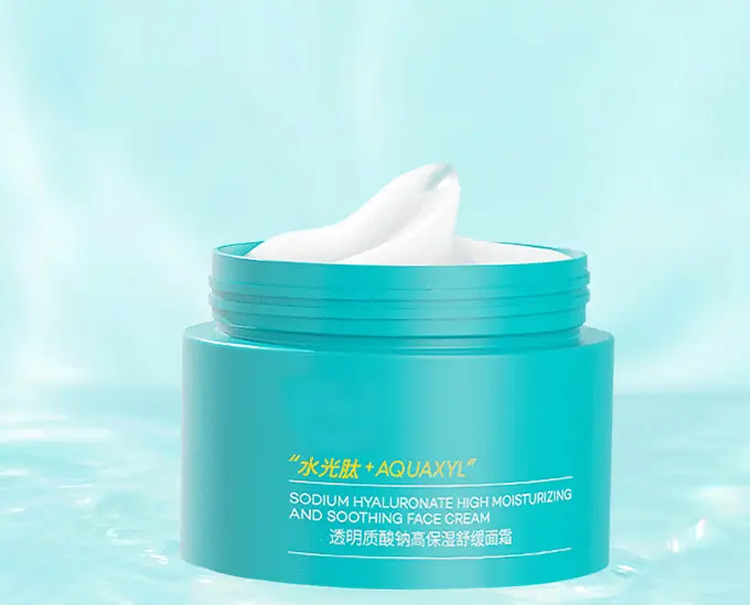 Customized wholesale transparent skin care moisturizing face cream moisturizing essence cream