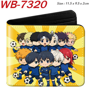 Cartera Plegable Corta Unisex con Estampado de Personajes de Anime Blue Prison, Estilo Japonés, 11.5x9.5x2cm, para Estudiantes - Product Image 5