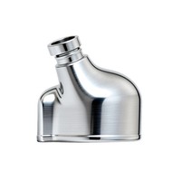 Boîtier de casque HIFI en alliage d'aluminium usiné CNC de précision, sablé, coque haut de gamme, petites pièces usinées sur mesure