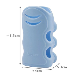 Support mural de douche en silicone réutilisable à ventouse, facile à installer, pour fixation de pomme de douche dans la salle de bain - Product Image 2
