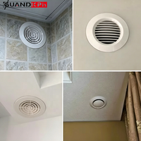 Grille de ventilation de plafond droite en ABS de qualité supérieure pour système d'aération d'air frais