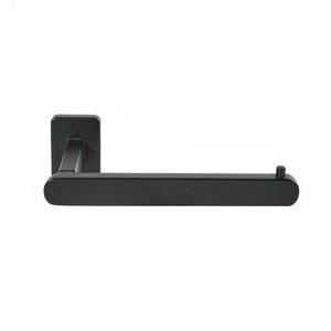 Accessoires de salle de bain modernes et élégants, installation facile, <span class=keywords><strong>porte</strong></span>-<span class=keywords><strong>rouleau</strong></span> de <span class=keywords><strong>papier</strong></span> <span class=keywords><strong>toilette</strong></span> en alliage de zinc, <span class=keywords><strong>noir</strong></span>, vente flash - Product Image 1