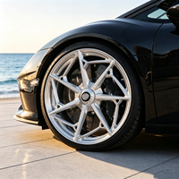 Rines Personalizados Forjados SL de 19-24 Pulgadas 21x9.5 22x12, 5x112, Aleación Plateada para Corvette, BMW, Benz, Rines de Alto Rendimiento