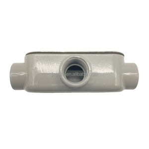 Rosca de aluminio tipo <span class=keywords><strong>T</strong></span> con tapa y cuerpo de conducto de junta - Product Image 2