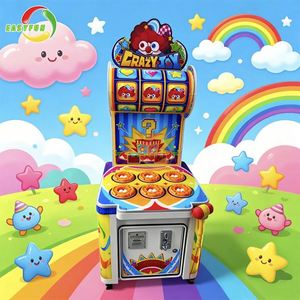 Máquina de Juego de Arcade para Niños Operada con Monedas: Juego de Martillo de Golpeo con Máquina de Redención de Boletos Crazy Joy - Product Image 6