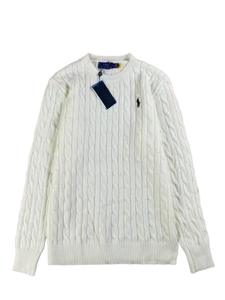 Maglione Pullover con Logo Ricamato 2025, Logo RA, Collo Tondo, Maglione Jacquard Ralph Lauren per Uomo - Product Image 5