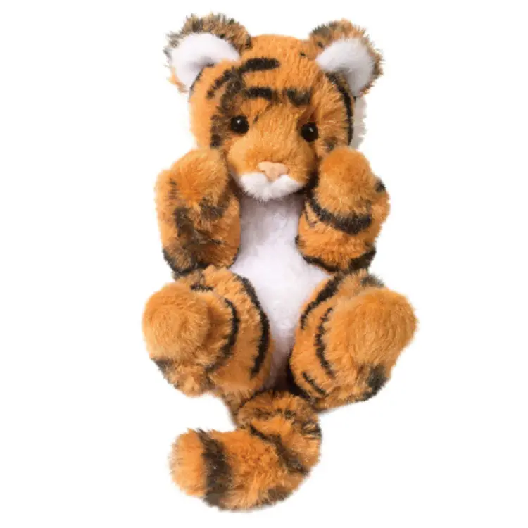 Mainan Mewah Bayi Desain Kustom Mainan Boneka Harimau Binatang Hutan Liar Mainan Harimau