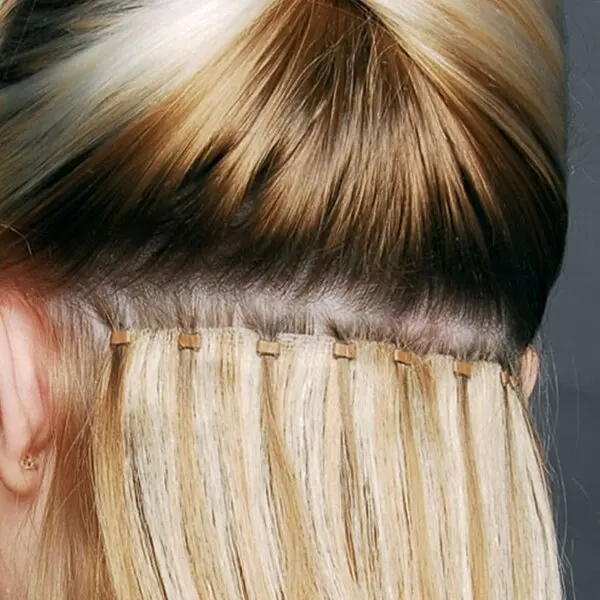 2023 Topelles Nieuwe Aankomst Micro Kralen Inslag Hair Extensions 100% Menselijk Haar In Één Stap Zeer Eenvoudig Te Gebruiken Micro Ring Haarverlenging