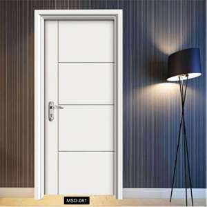 Porte simple en bois massif de conception moderne personnalisée Refor, garantie 5 ans, résistante au vent, renforcée, robuste, pour l'intérieur d'un appartement ou d'une chambre à coucher - Product Image 2