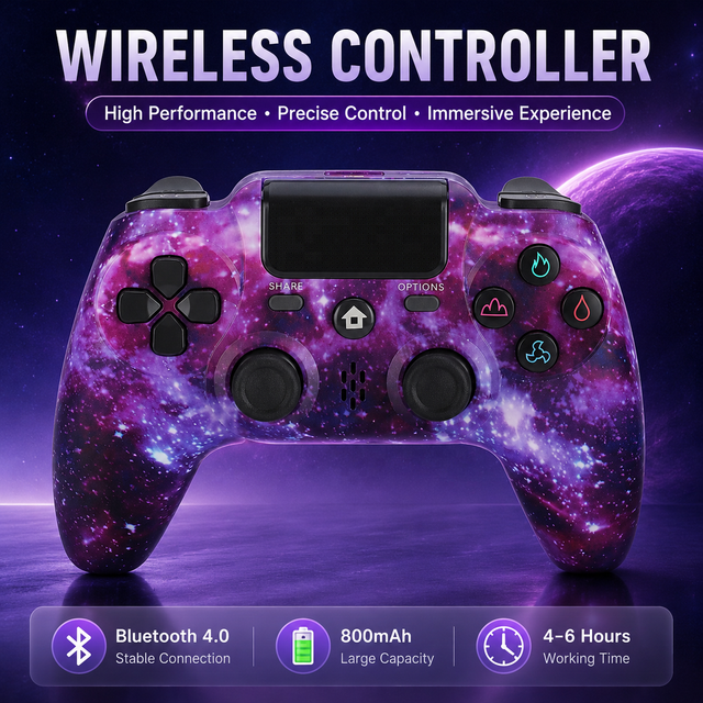 New Private Design ZR486 P4 Console Wireless BT Joystick Gamepad for Pro with Dual Vibration High Quality PS4 Controller
