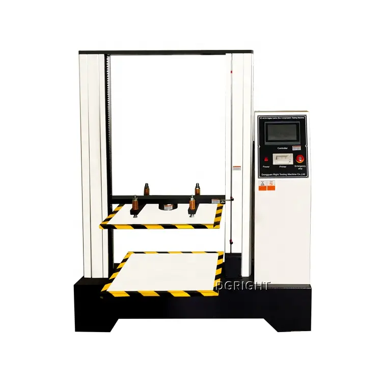 Type machine d'essai de résistance à la compression d'ISO12048 ASTM D642 Digital de boîte de papier de carton ondulé