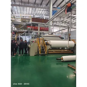 Mesin Pertanian karding serat poliester jalur produksi kain PP otomatis penuh tekstil bukan tenunan
