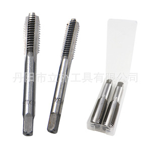 Hand Tap Set 2 Pieces M4 M14 Square Shank Straight Flute Taps For Internal Threading - Product Image 5