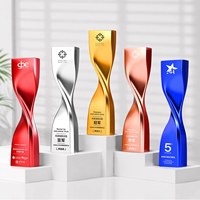 Trophées personnalisés en résine 2026 pour réunions annuelles d'entreprise, reconnaissance créative des employés exceptionnels