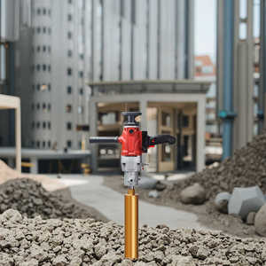 Perceuse à percussion portative double usage de haute qualité pour l'eau et l'électricité, climatisation, béton, mélangeur de forage 1680 à vitesse variable - Product Image 5