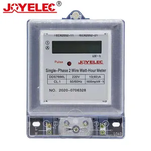 LCD Single Phase 2 Wire Watt-Hour Meter Electronic Energy Meter KWH Meter