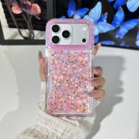 Funda para Teléfono REDMI NOTE 17 PRO 5G con Adornos de Corazón en Resina Epoxi, Resistente a Arañazos, Diseño Elegante para Chicas, Gran Venta