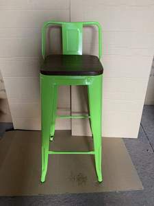 Sedie bar bar bar antico <span class=keywords><strong>vintage</strong></span> bar mobili in metallo sedie da bar ristorante industriale - Product Image 2