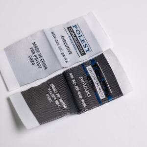 Etiquetas tejidas para prendas con logotipo cosido en etiquetas para camisas, abrigos y uniformes - Product Image 2