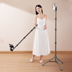 Support universel robuste en alliage d'aluminium, pliable, étanche, pour extérieur, avec vis 1/4, pour <span class=keywords><strong>smartphone</strong></span> et caméra d'action, bâton de selfie portable - Product Image 1
