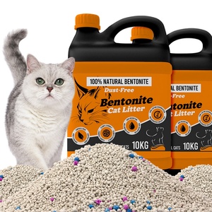 Litière pour chat en bentonite à forte absorption, faible en poussière, à base d'argile naturelle, pour approvisionnement en gros OEM - Product Image 1