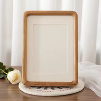 Marco de fotos de madera maciza con unión de espiga, marco de mesa pequeño, marco para caligrafía, venta al por mayor, suministro del fabricante