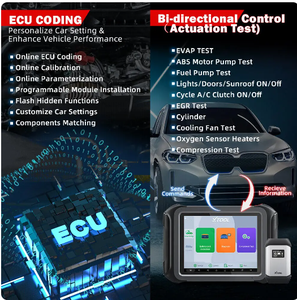 Outil de diagnostic intelligent professionnel Ca & <span class=keywords><strong>EV</strong></span> XTOOL D9EV New Energy Vehicle Scanner pour la détection de batterie Tesla ECU Coding <span class=keywords><strong>Immo</strong></span> - Product Image 3