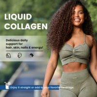 Lifeworth Vente en Gros Gouttes Liquides de Collagène Certifié Collagène Biotine pour la Prise en Charge des Cheveux, de la Peau et des Ongles chez l'Adulte Personnalisable