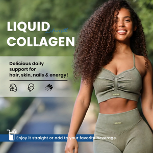 Gocce Liquide di Collagene Certificato con Biotina per Capelli, Pelle e Unghie, Supporto per Adulti, Personalizzabile, Certificato GMP HACCP FSSC - Product Image 6